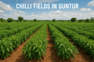 Chillies plantation at Guntur